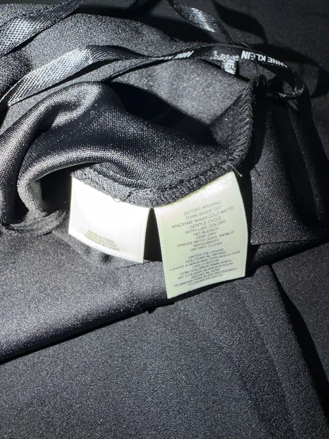 Anne Klein Black Jumpsuit Size 10 - photo 4