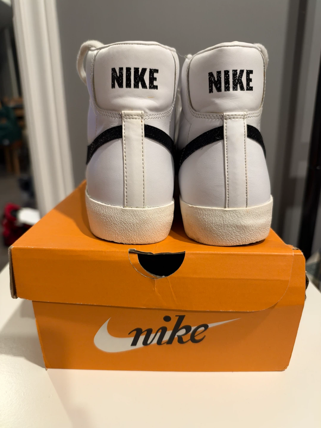 Nike Blazer Mid '77 VNTG White/Black Size 9.5 - photo 4