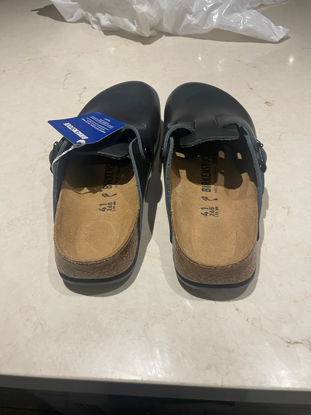 Birkenstock Boston Super Grip Leather - black - photo 3
