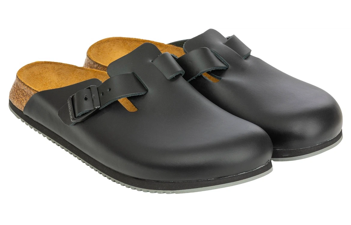Birkenstock Boston Super Grip Leather - black - photo 5
