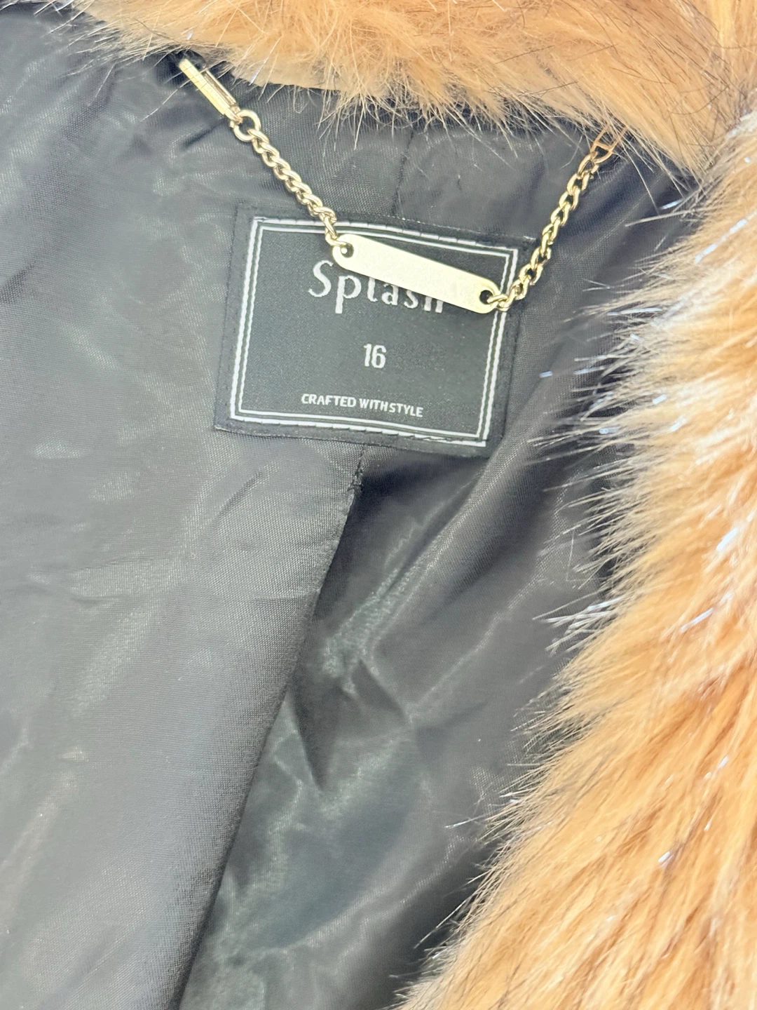 Splash Faux Fur Leopard Print Coat - photo 5