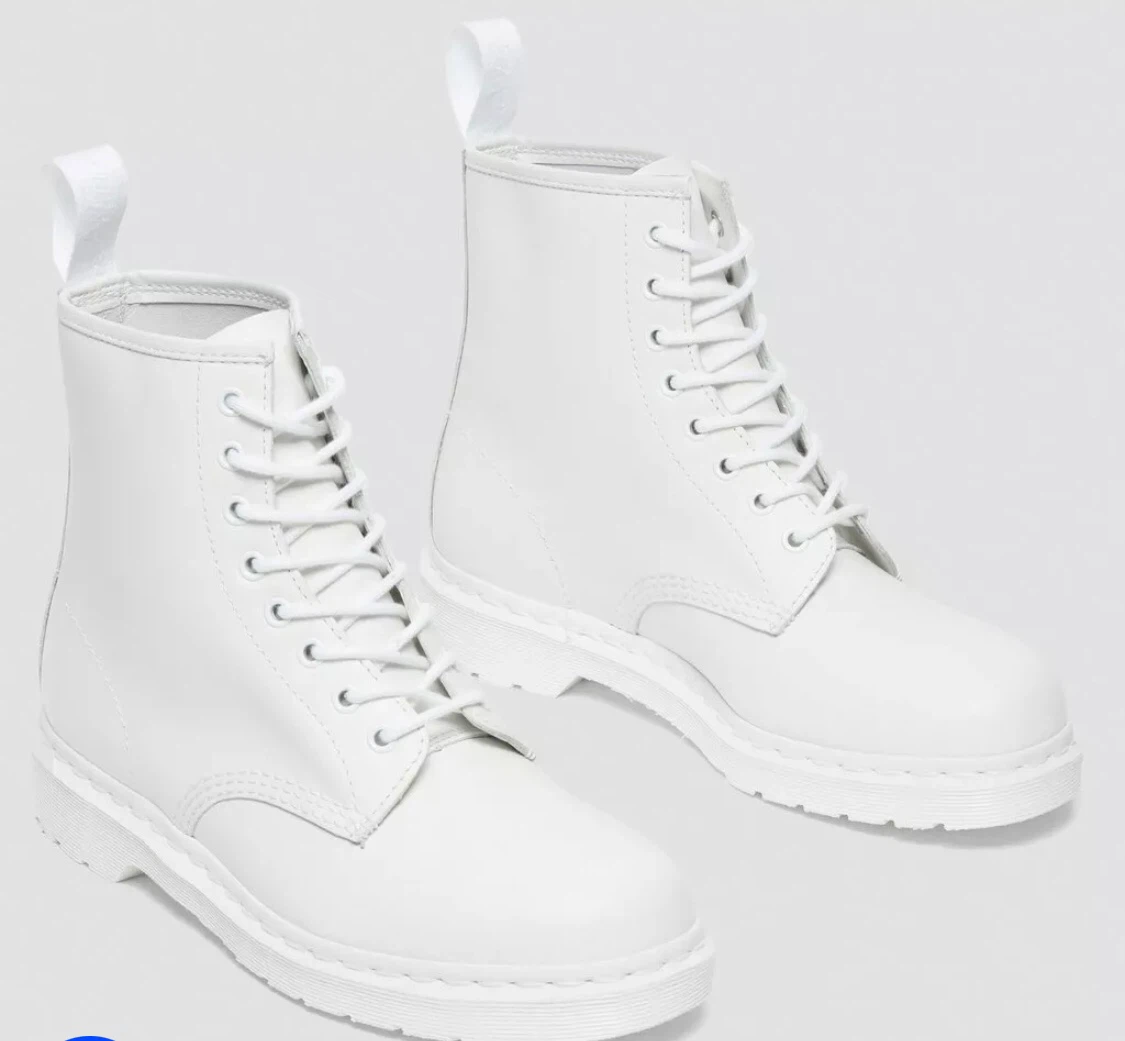 [Brand new]Dr. Martens 1460 Mono Smooth Boots - White - photo 5