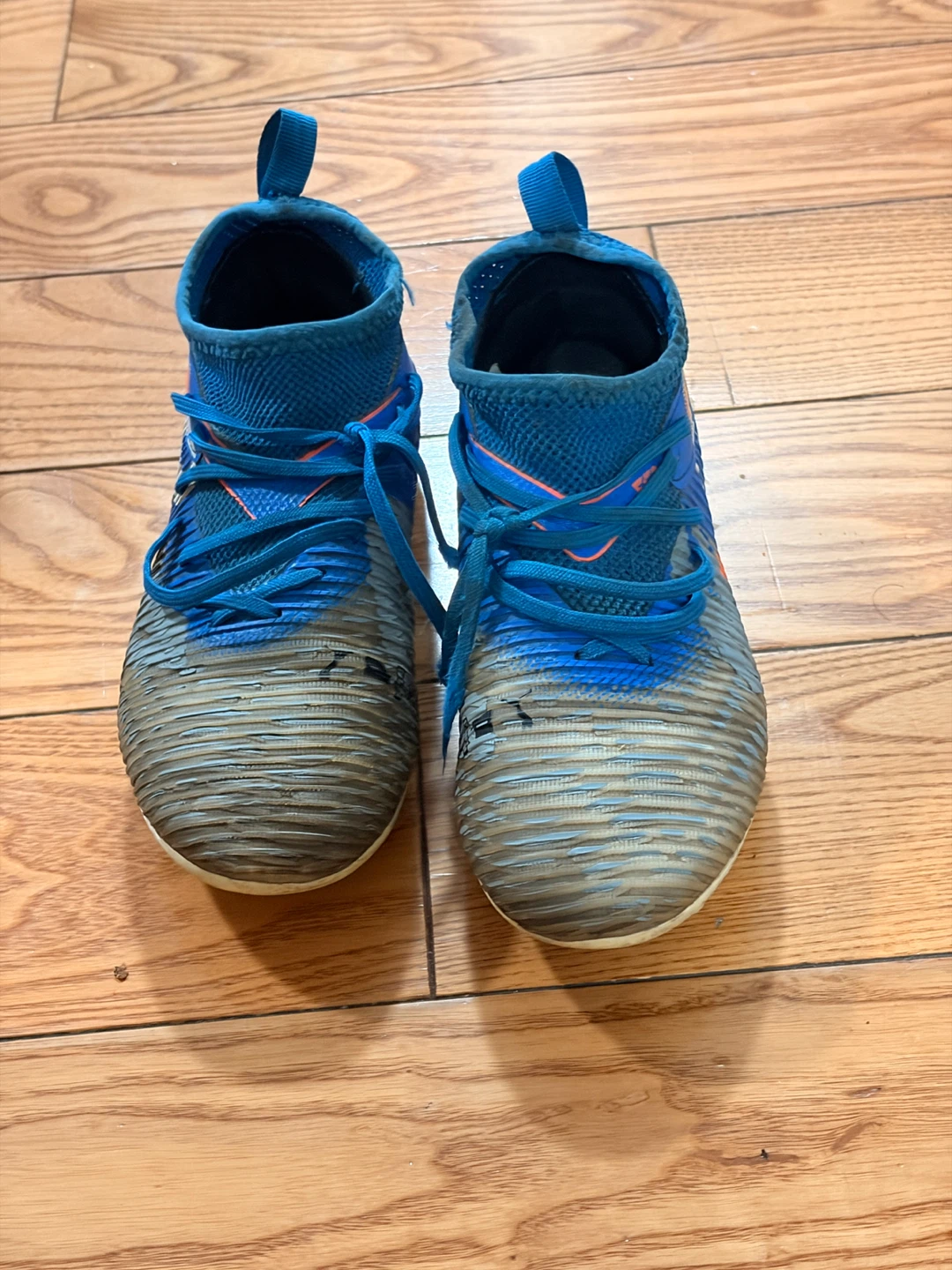 Puma Blue Soccer Cleats