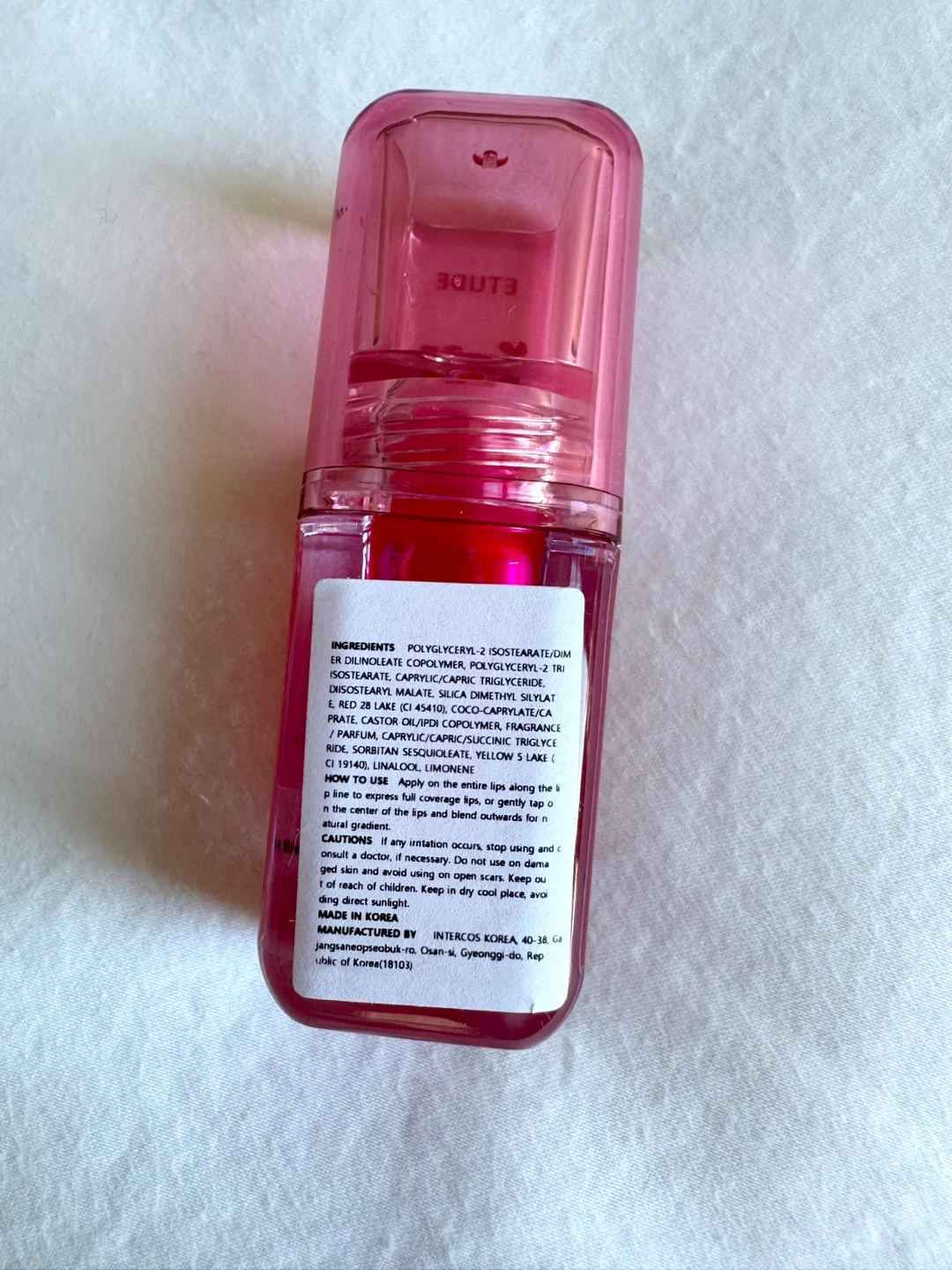Etude Dear Darling Oil Tint 03 Neon Pink - photo 2
