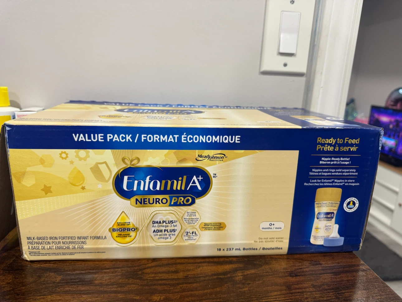 13 bottles of Enfamil A+ NeuroPro Ready to Feed Formula, 18 Pack - photo 3