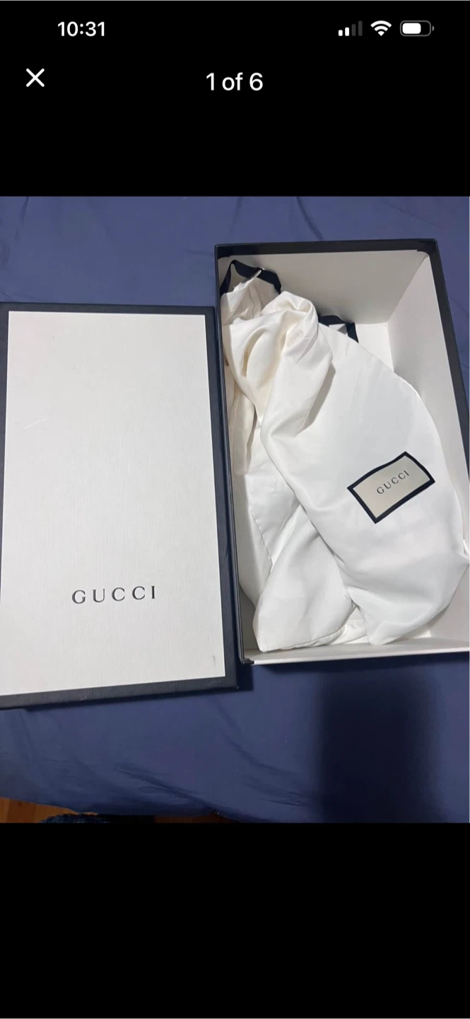 Gucci Rubber Slide Sandals