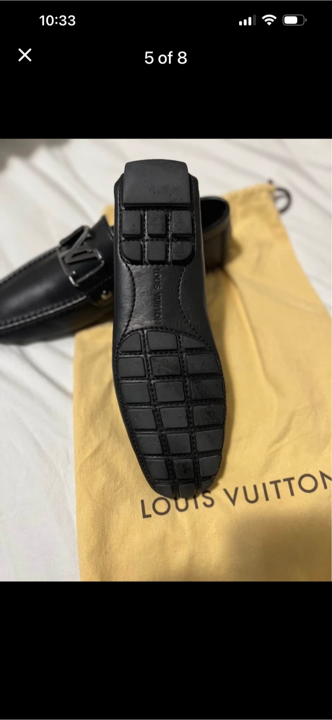 Louis Vuitton Black Leather Loafers - photo 5