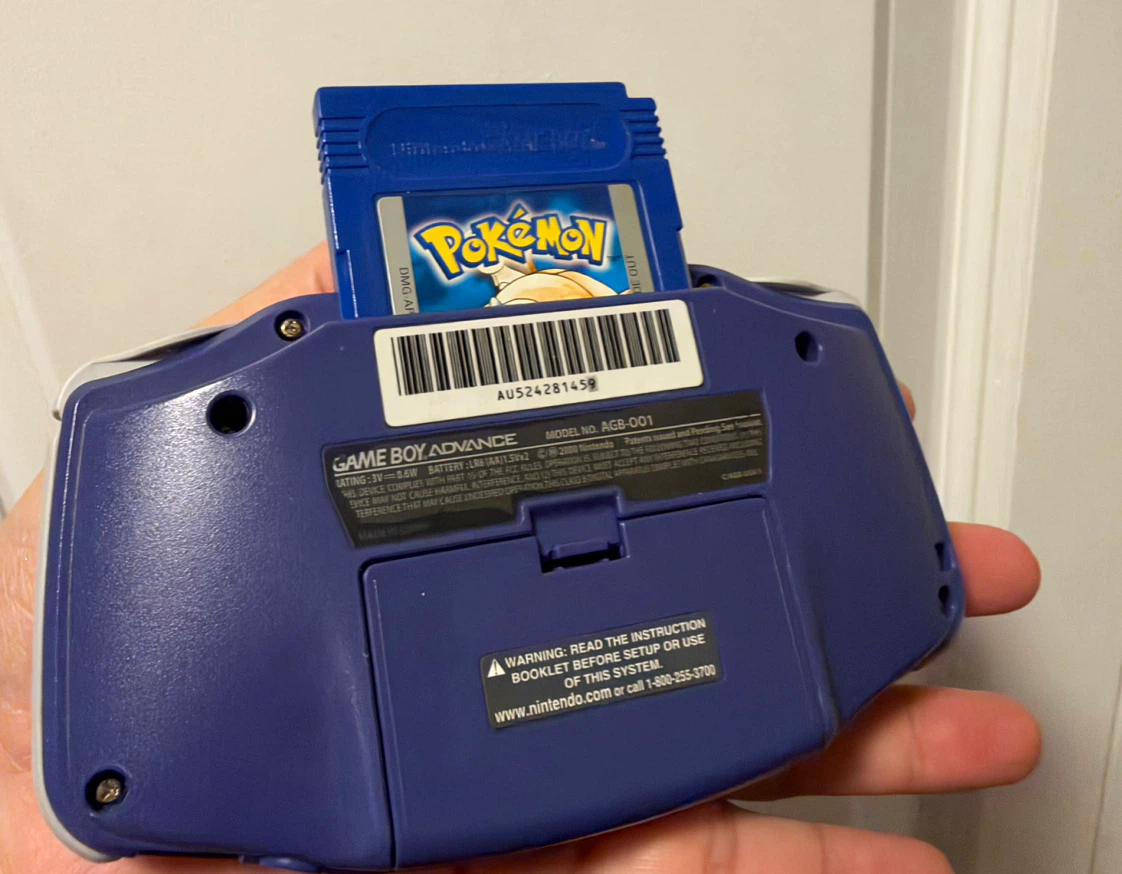 Nintendo Game Boy Advance with Pokemon Blue - photo 3