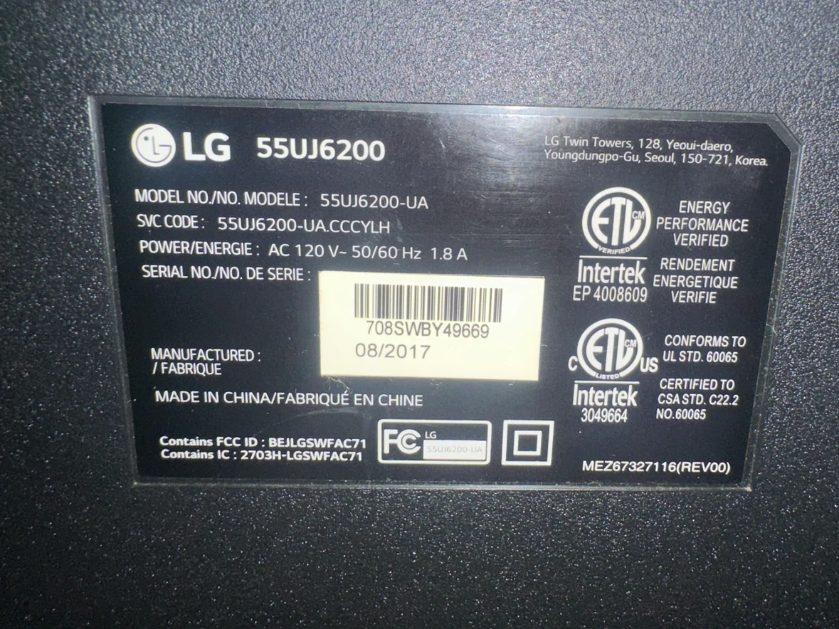 LG 55-inch 55UJ6200 4K Smart TV - photo 3