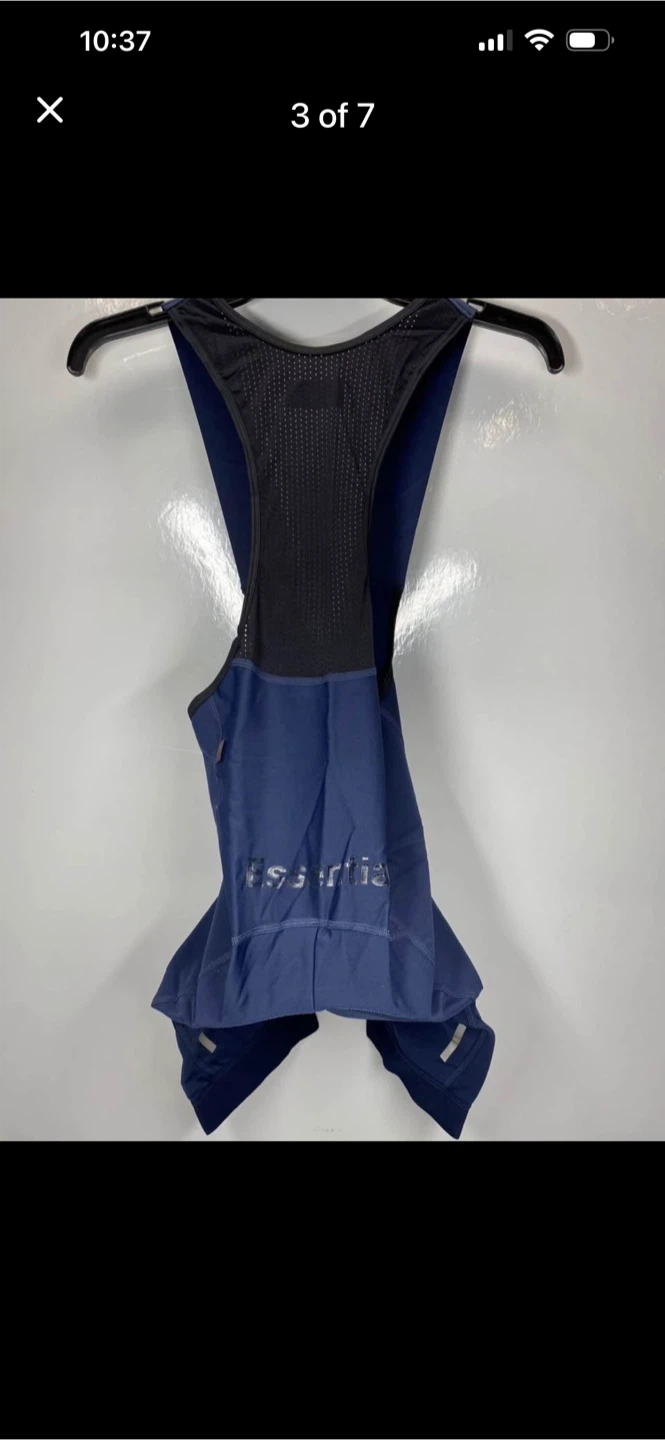 Pas Normal Studios Essential Thermal Bibs - Navy - Size S - photo 4