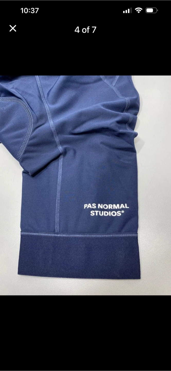 Pas Normal Studios Essential Thermal Bibs - Navy - Size S - photo 5