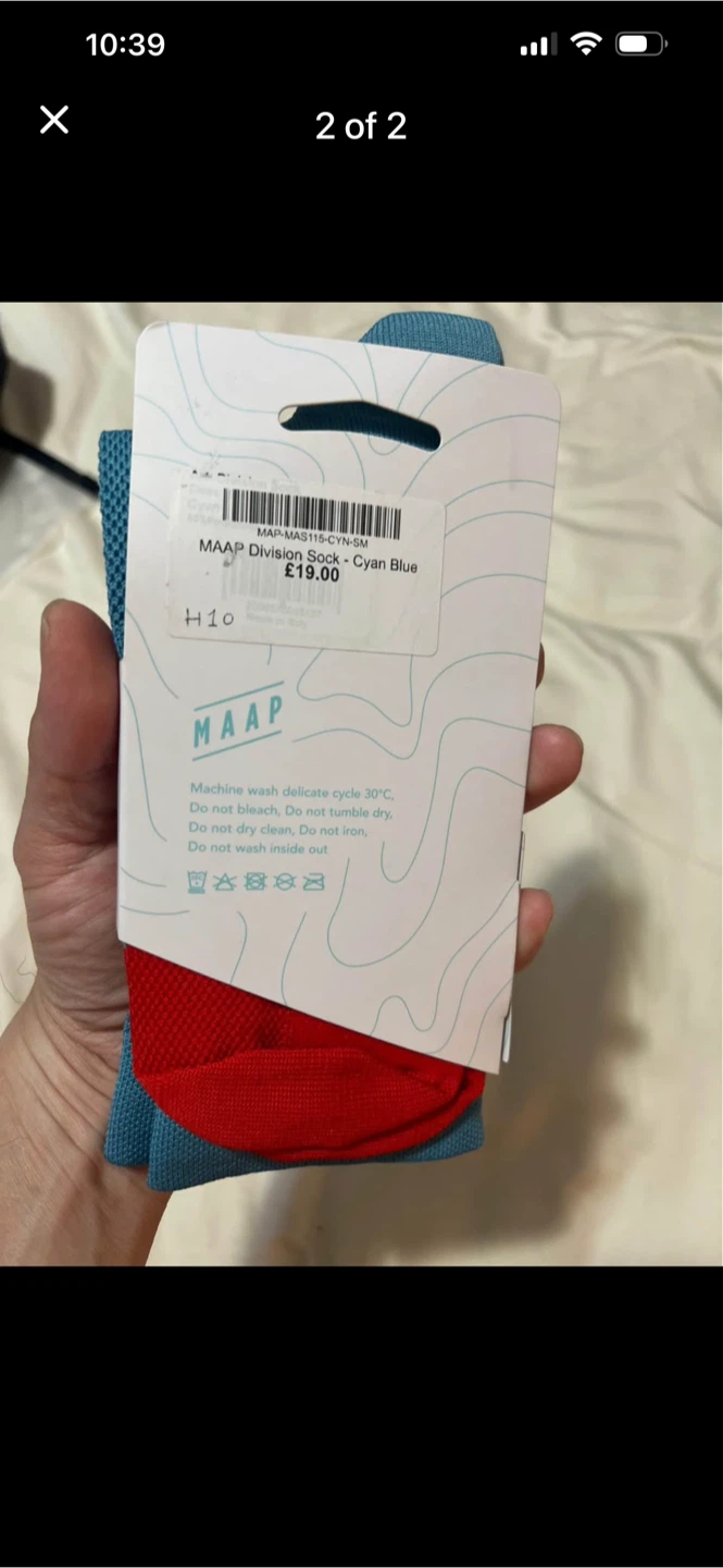 MAAP Division Socks Cyan Blue - photo 2