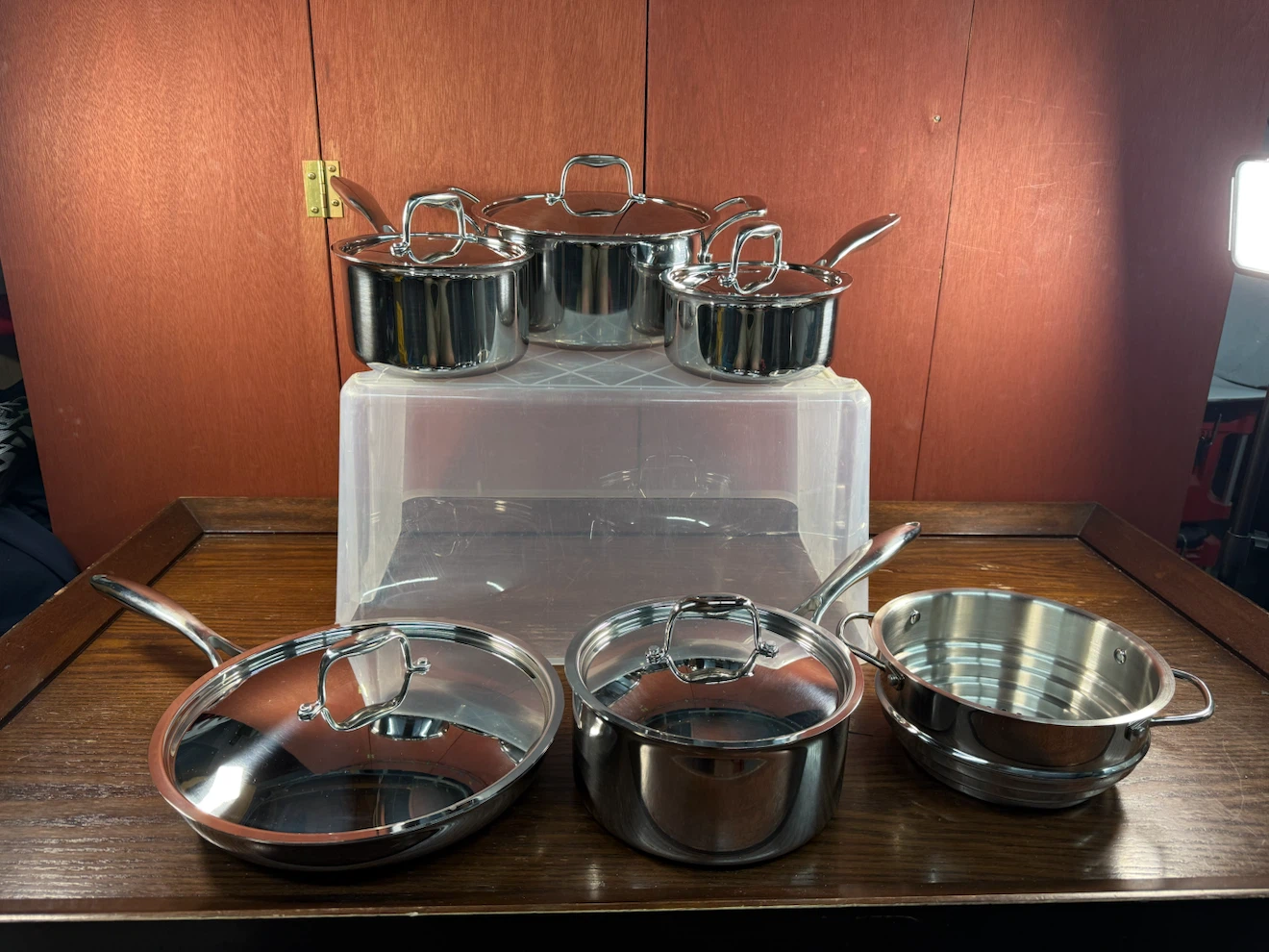 Meyer SuperSteel 3-ply Clad Cookware Set, 11-piece - photo 2