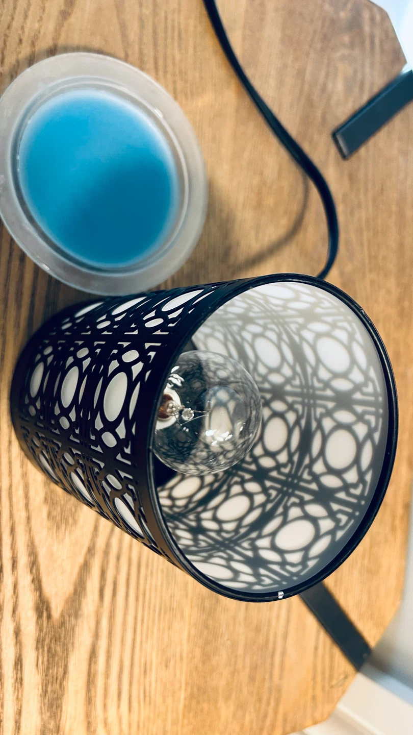 Modern Black & White Scented Wax Melter - photo 2