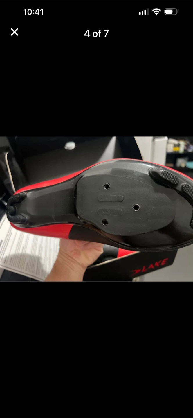 Lake CX176 Road Cycling Shoes Red Black - photo 4