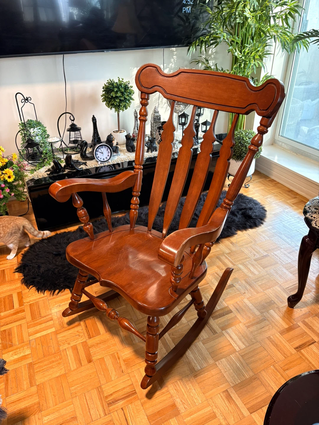 Traditional Wooden Rocking Chair - photo 3