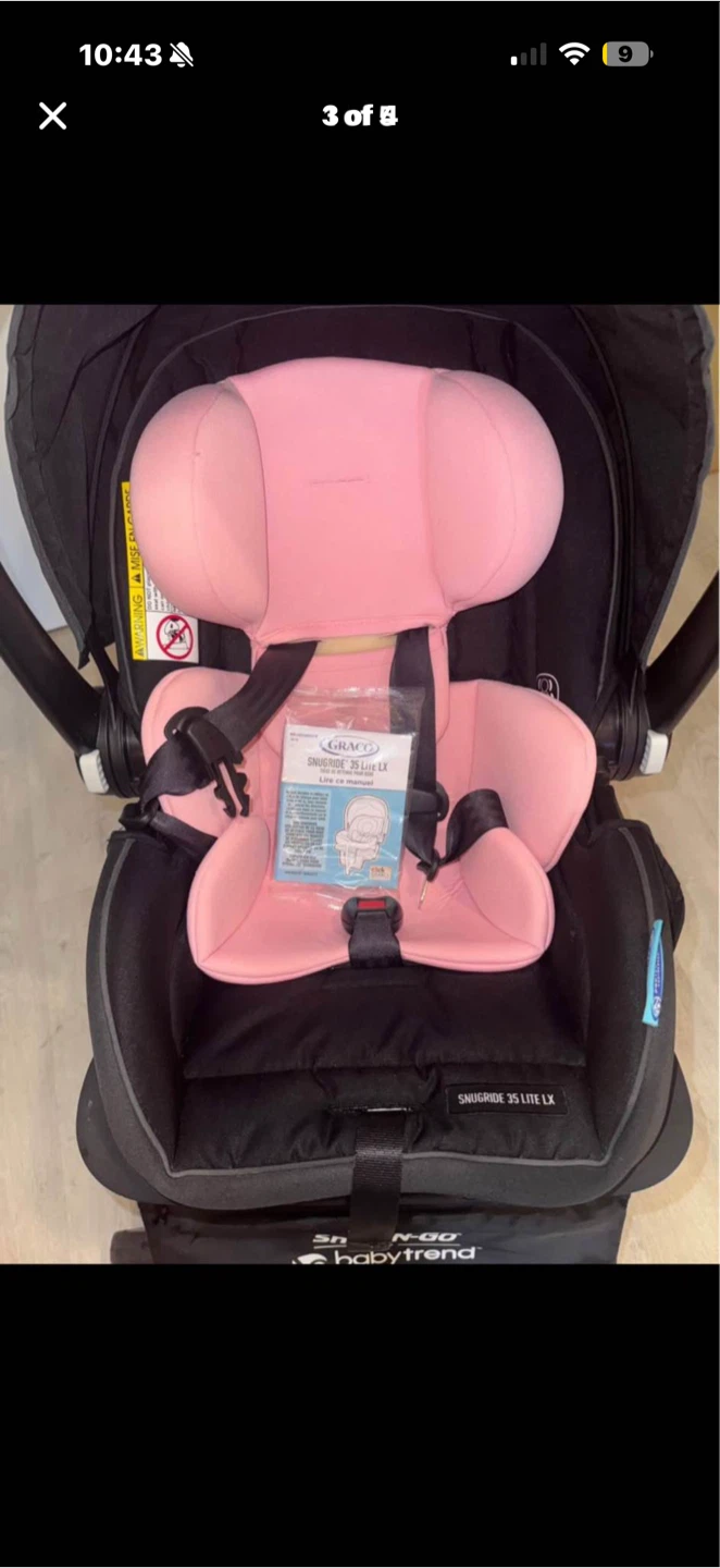 Graco Infant Car Seat and Baby Trend Stroller - photo 2