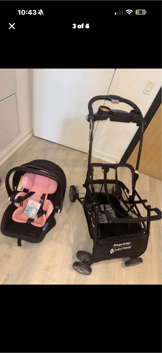 Graco Infant Car Seat and Baby Trend Stroller - photo 3