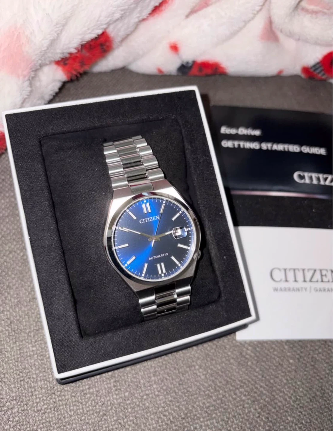 Citizen Automatic Watch with Blue Dial