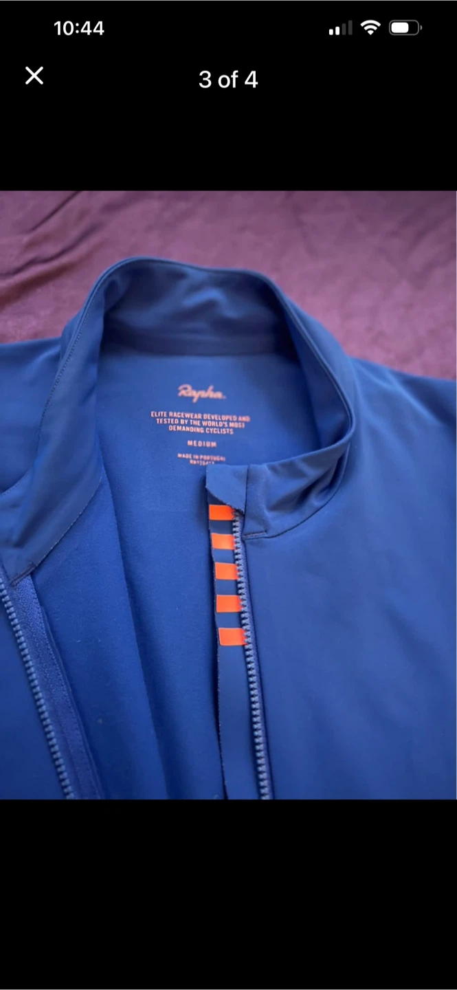 Rapha Blue Cycling Jersey Medium - photo 3