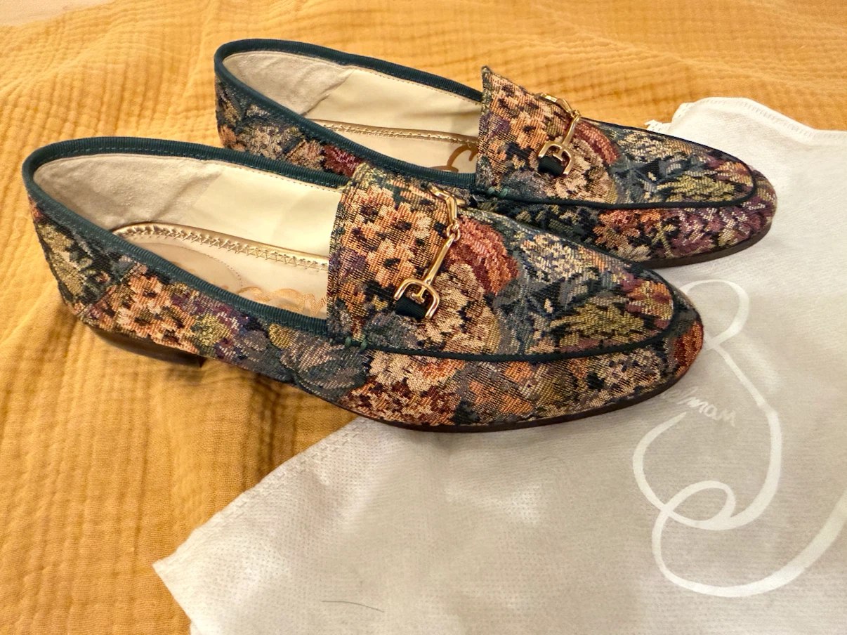 Sam Edelman Floral Tapestry Loafers