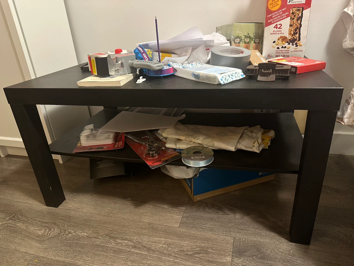 IKEA LACK Coffee Table Black-Brown