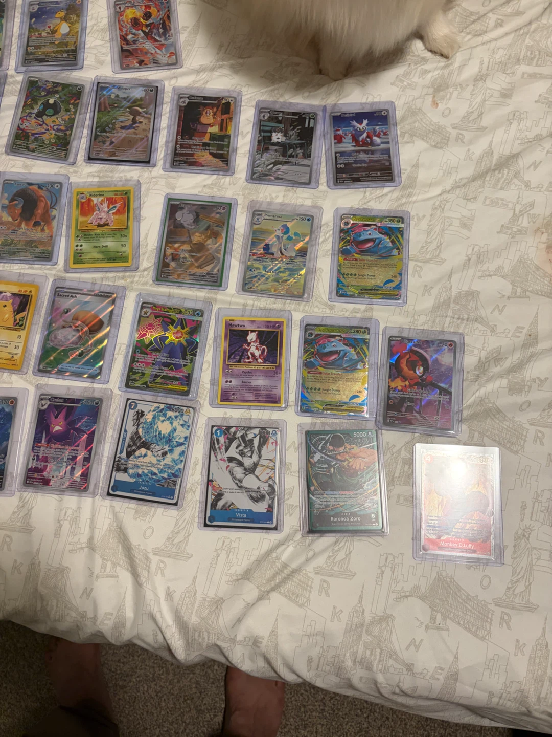 Assorted Pokemon and One Piece Trading Cards - photo 3
