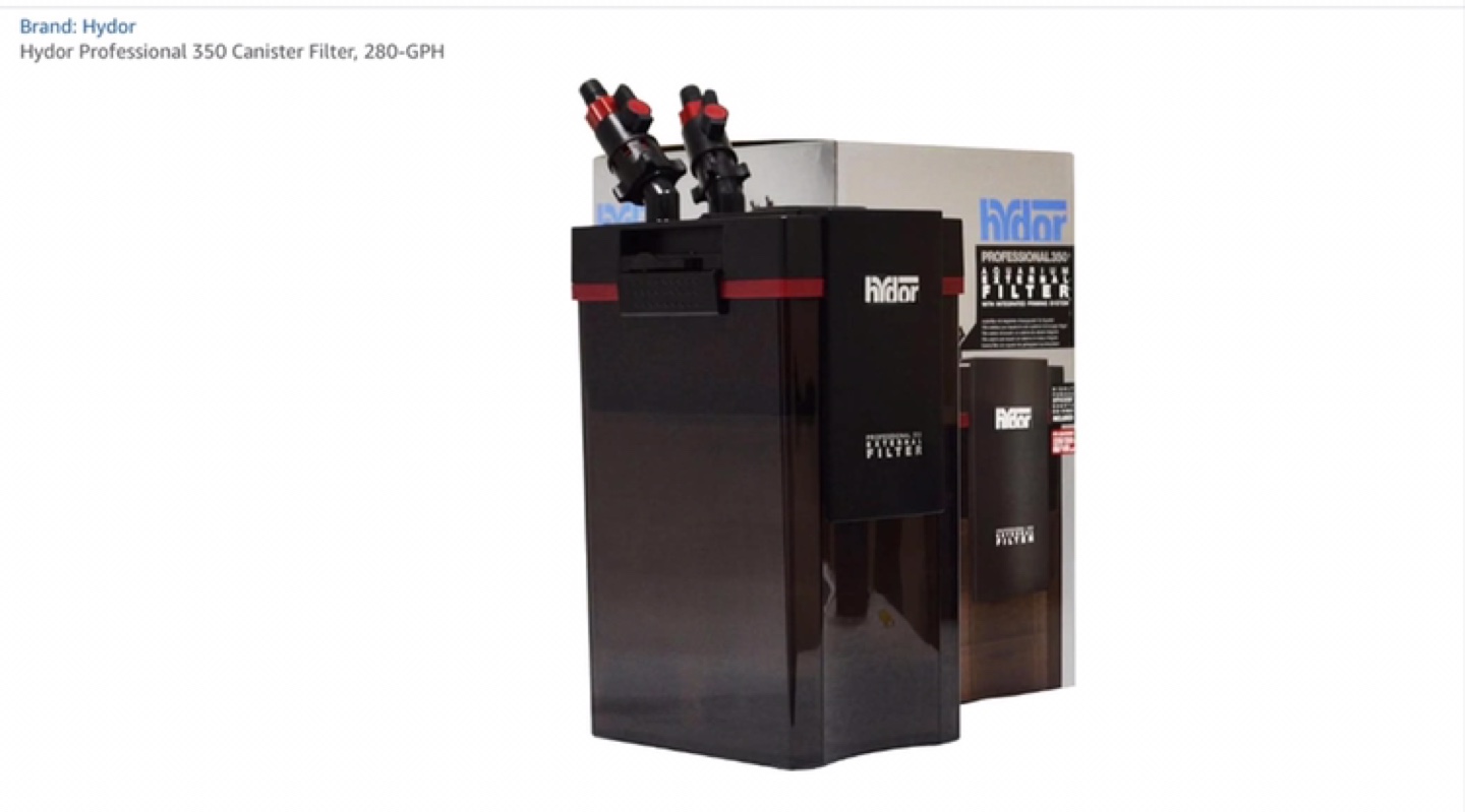 Hydor Professional 350 Canister Filter