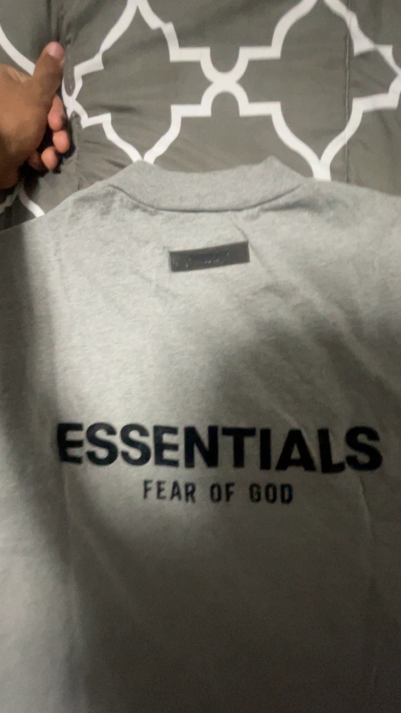 Fear of God Essentials Grey T-Shirt