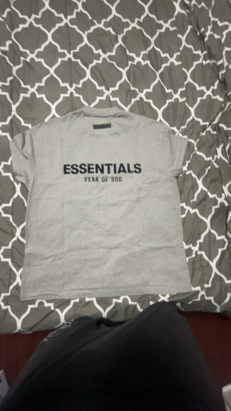 Fear of God Essentials Grey T-Shirt - photo 2
