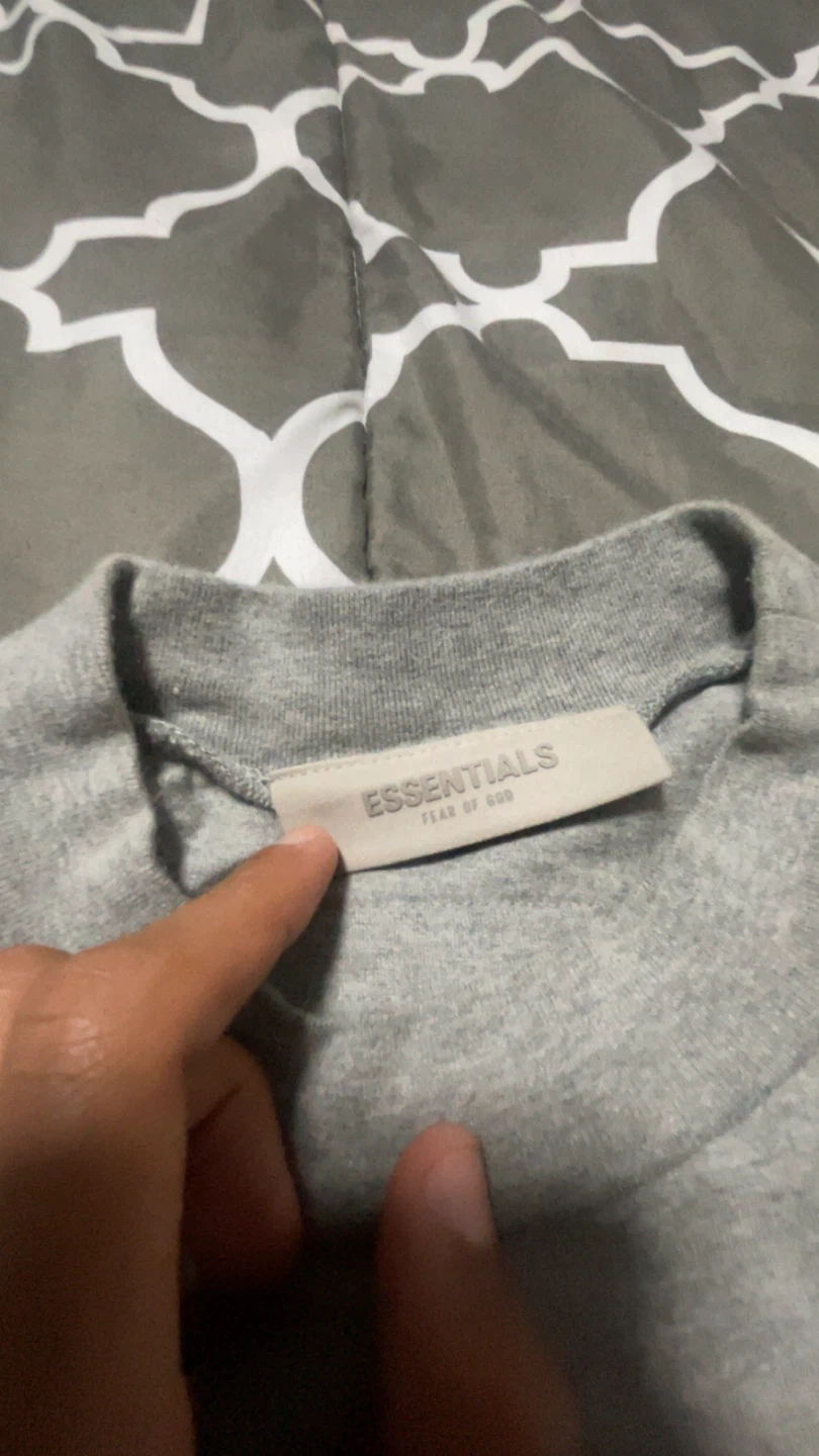 Fear of God Essentials Grey T-Shirt - photo 3
