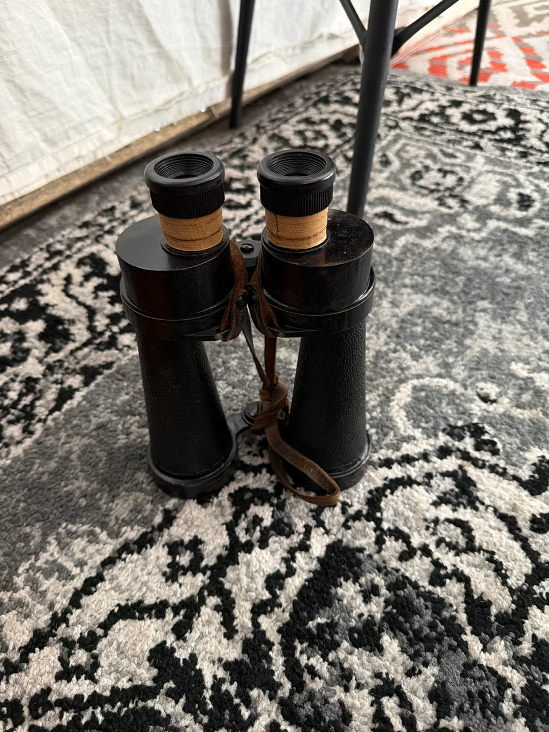 Vintage Binoculars with Leather Case - photo 2