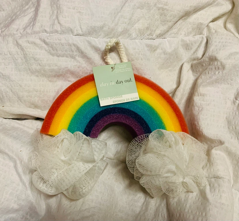Day in Day Out Rainbow Bath Sponge
