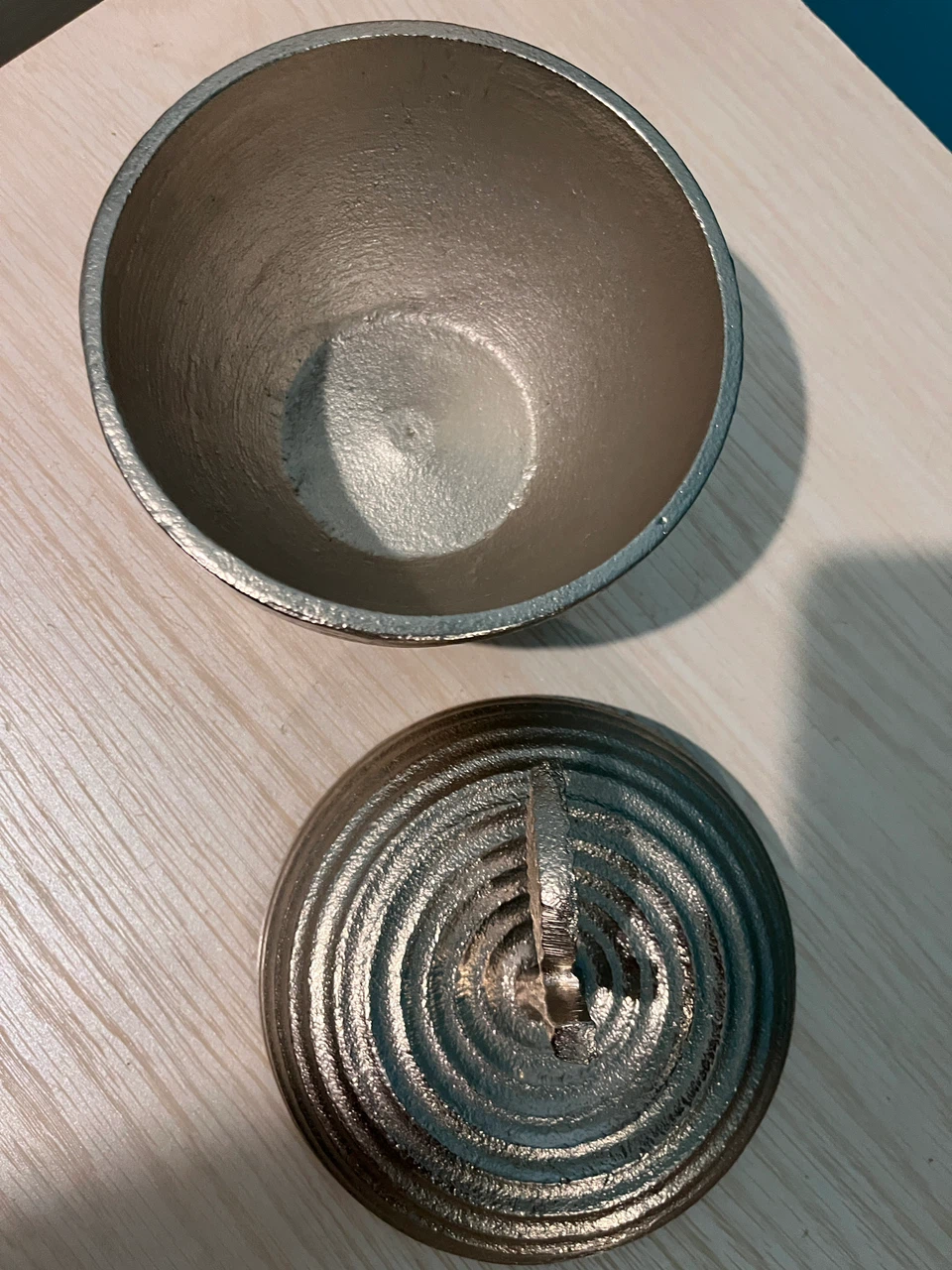 Silver Apple Shaped Trinket Box - photo 3