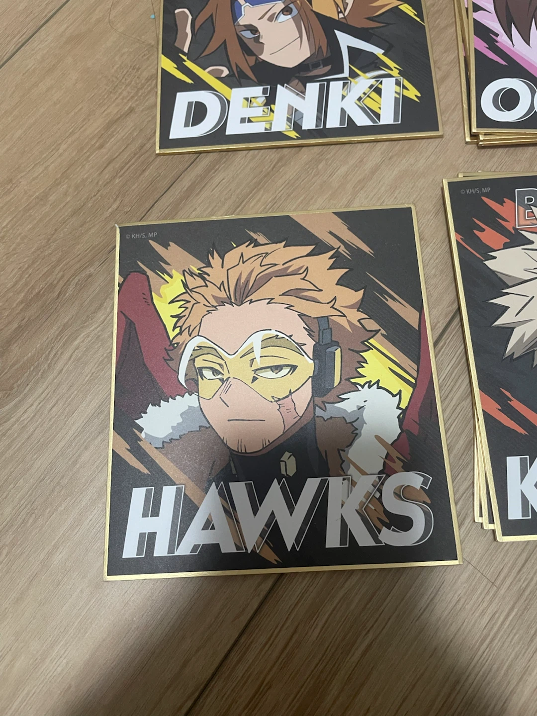 My hero academia wooden coasters - photo 2