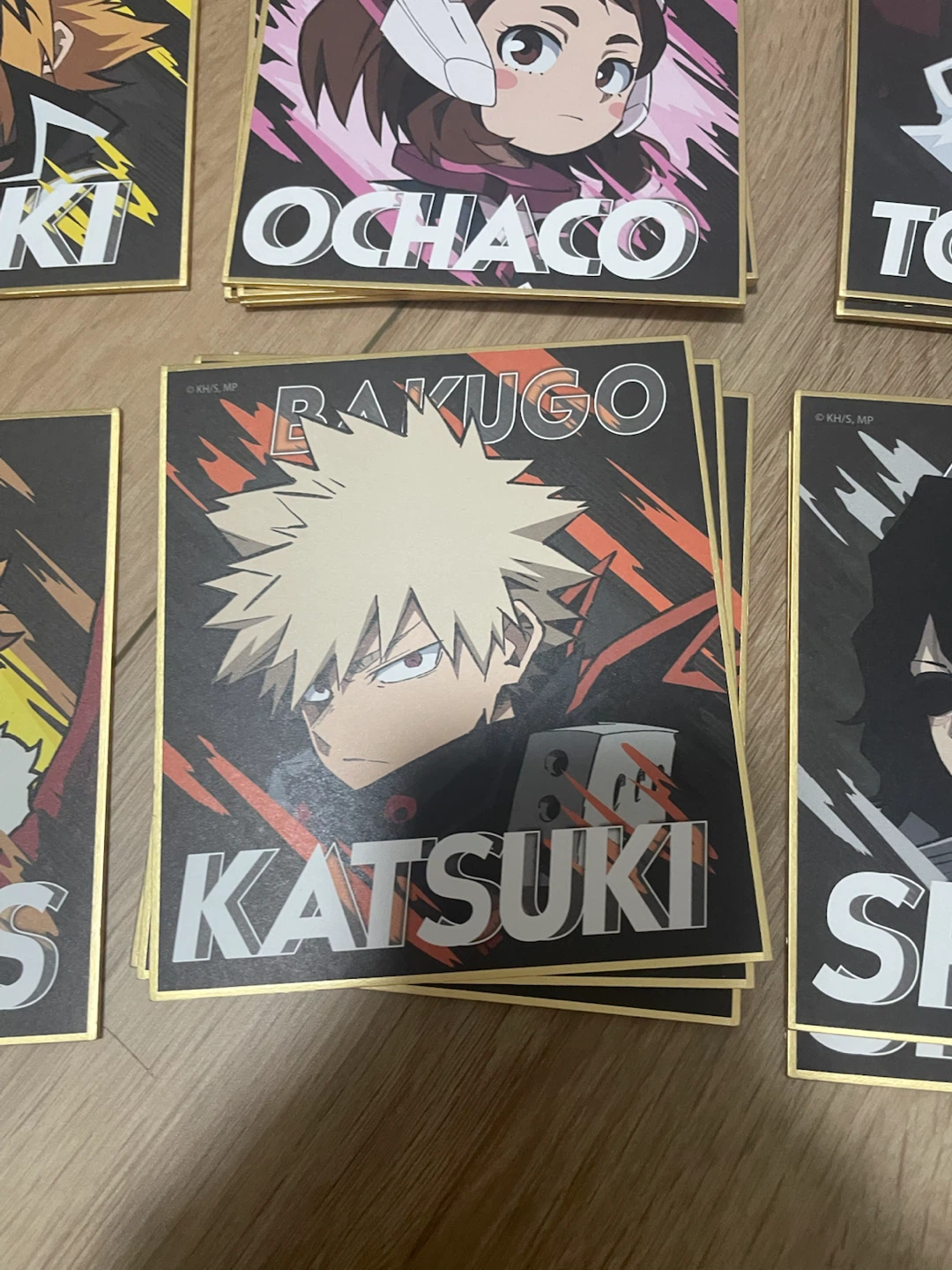 My hero academia wooden coasters - photo 3