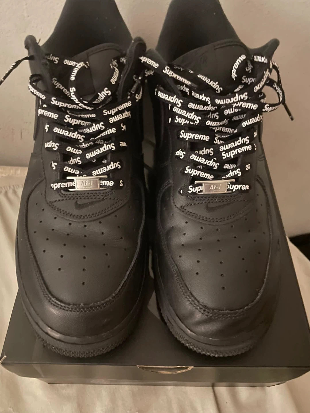 Supreme x Nike Air Force 1 Low Black