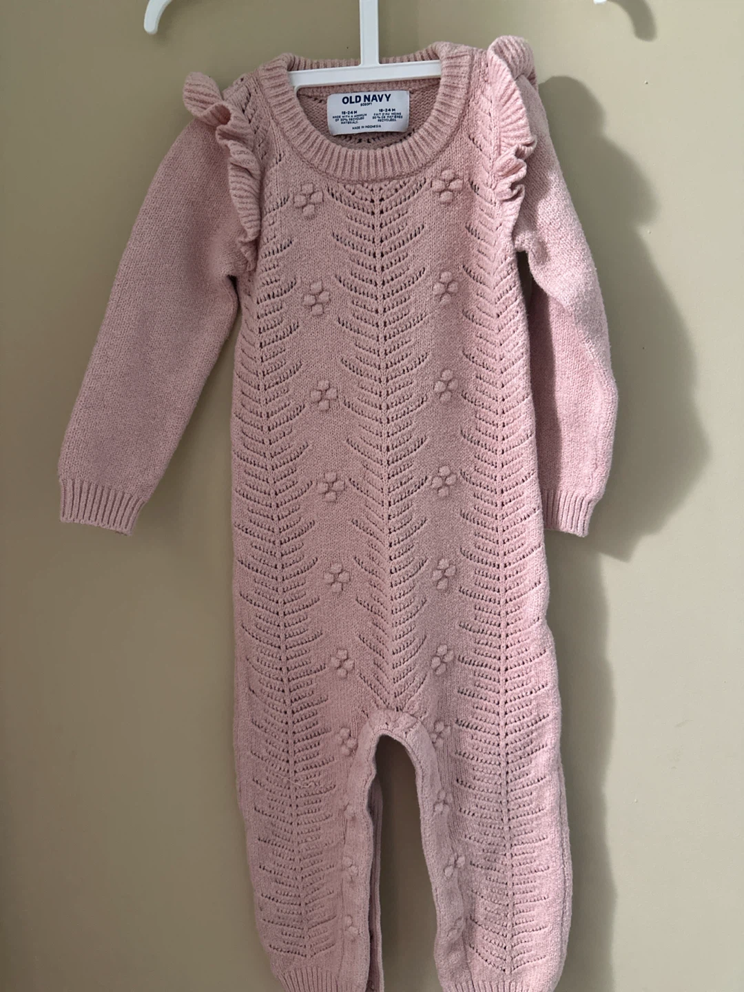 Old Navy SoSoft Knit Romper Pink
