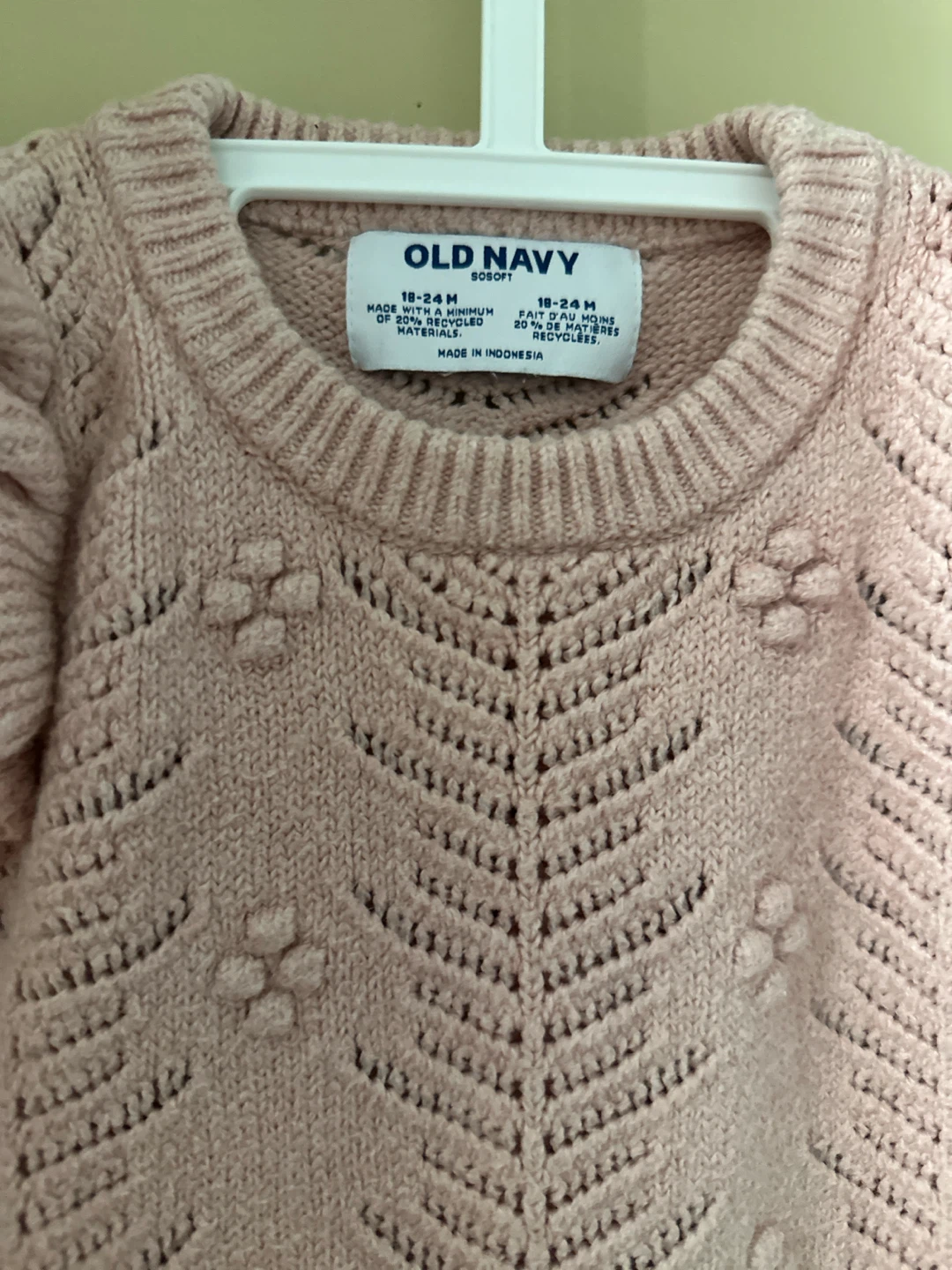 Old Navy SoSoft Knit Romper Pink - photo 2