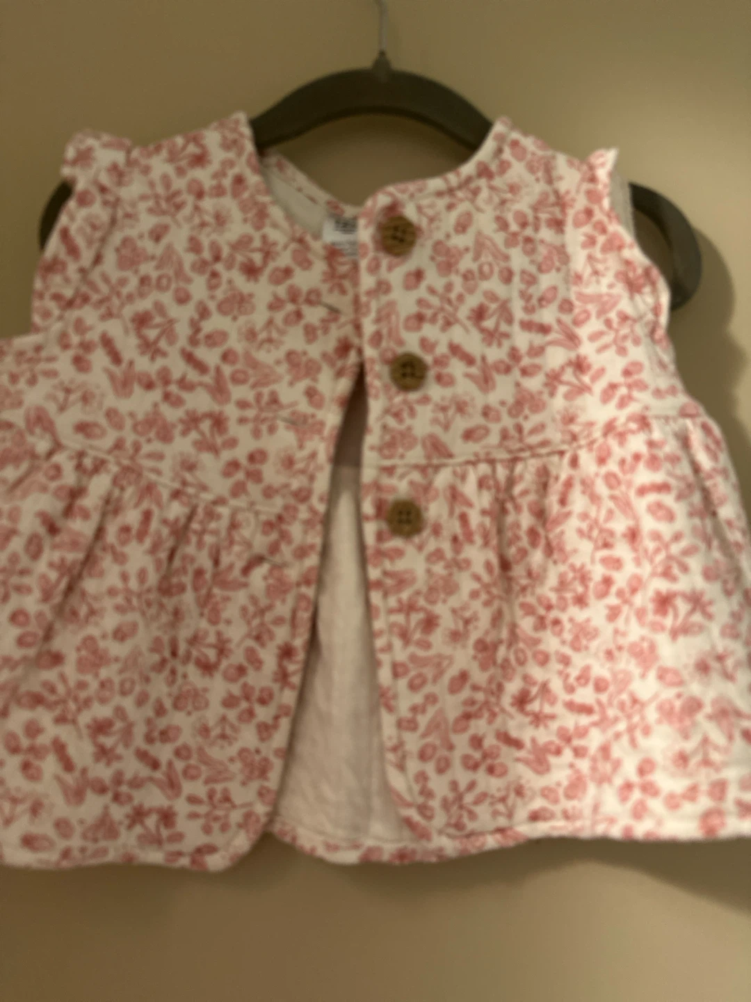Carter's baby girl floral vest