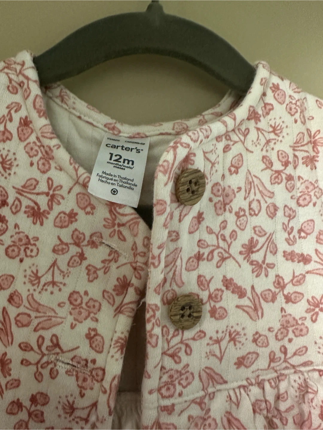 Carter's baby girl floral vest - photo 2