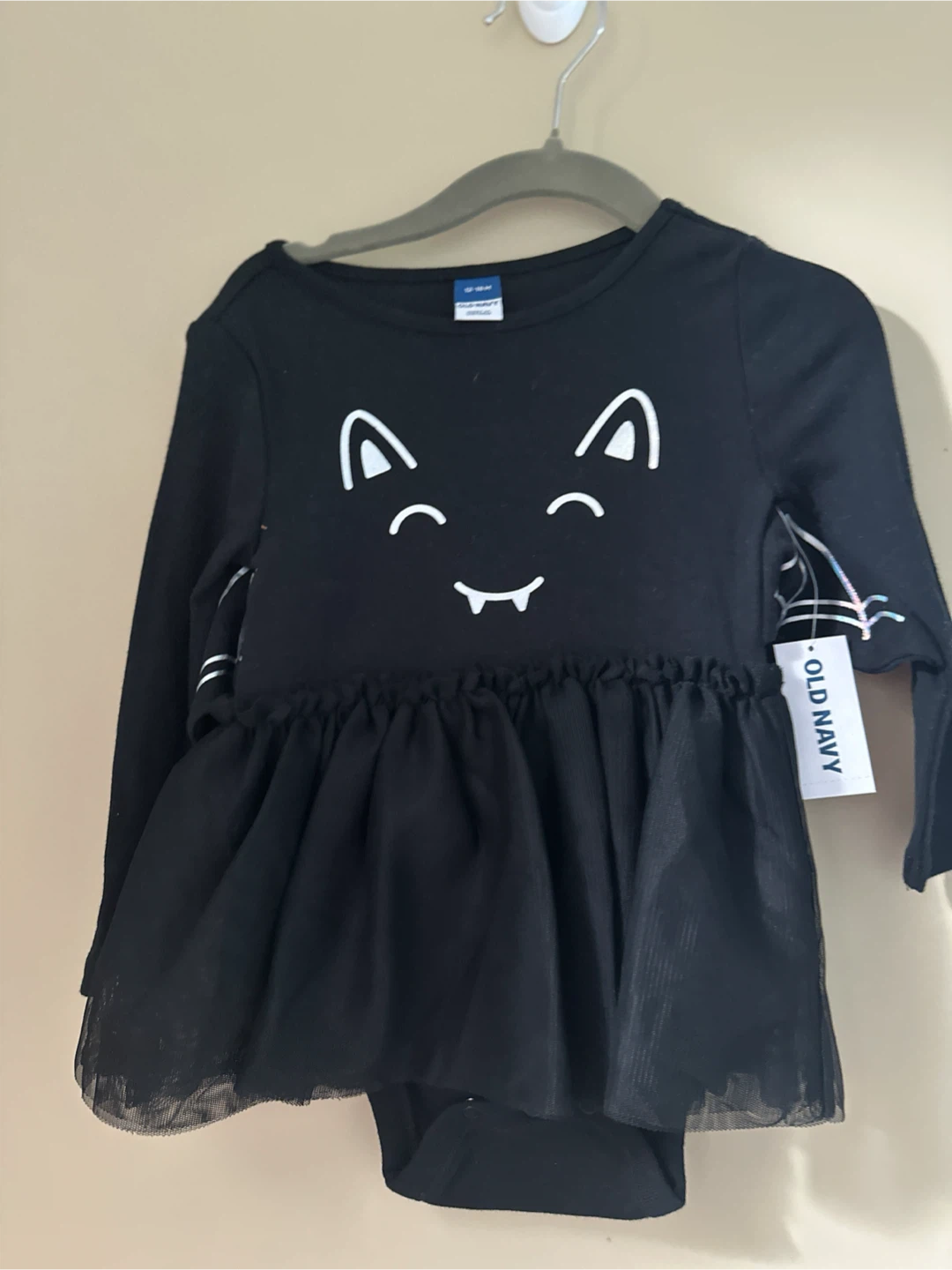 Old Navy Black Cat Bodysuit Dress