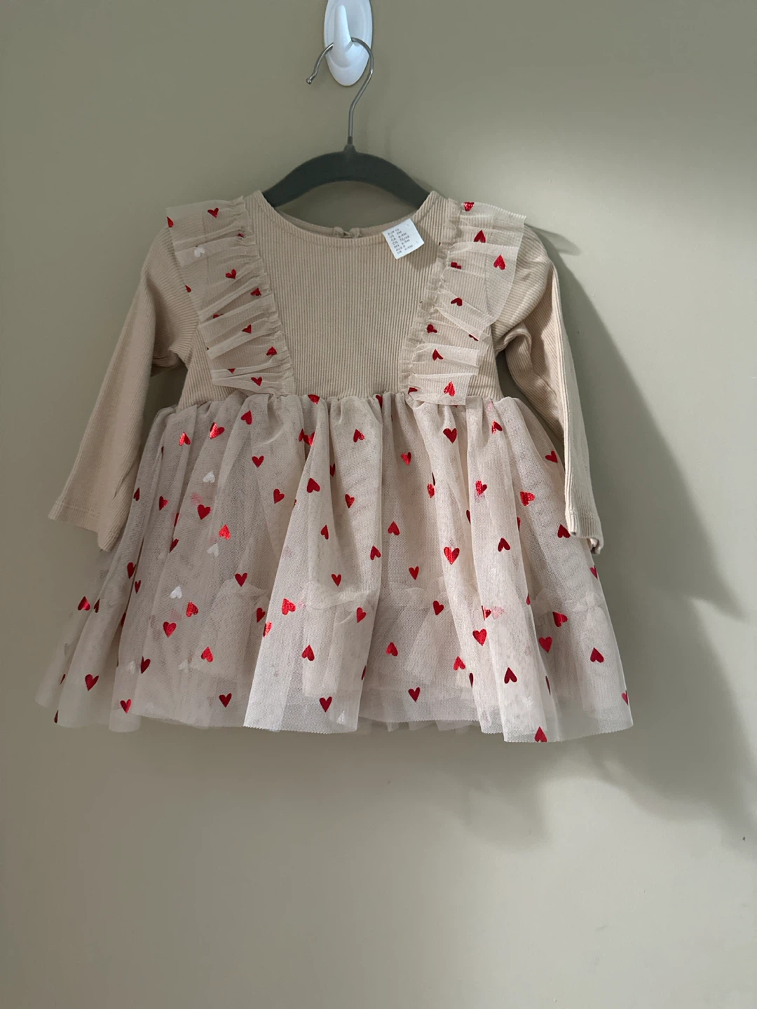 H&M Baby Girls Heart Print Dress