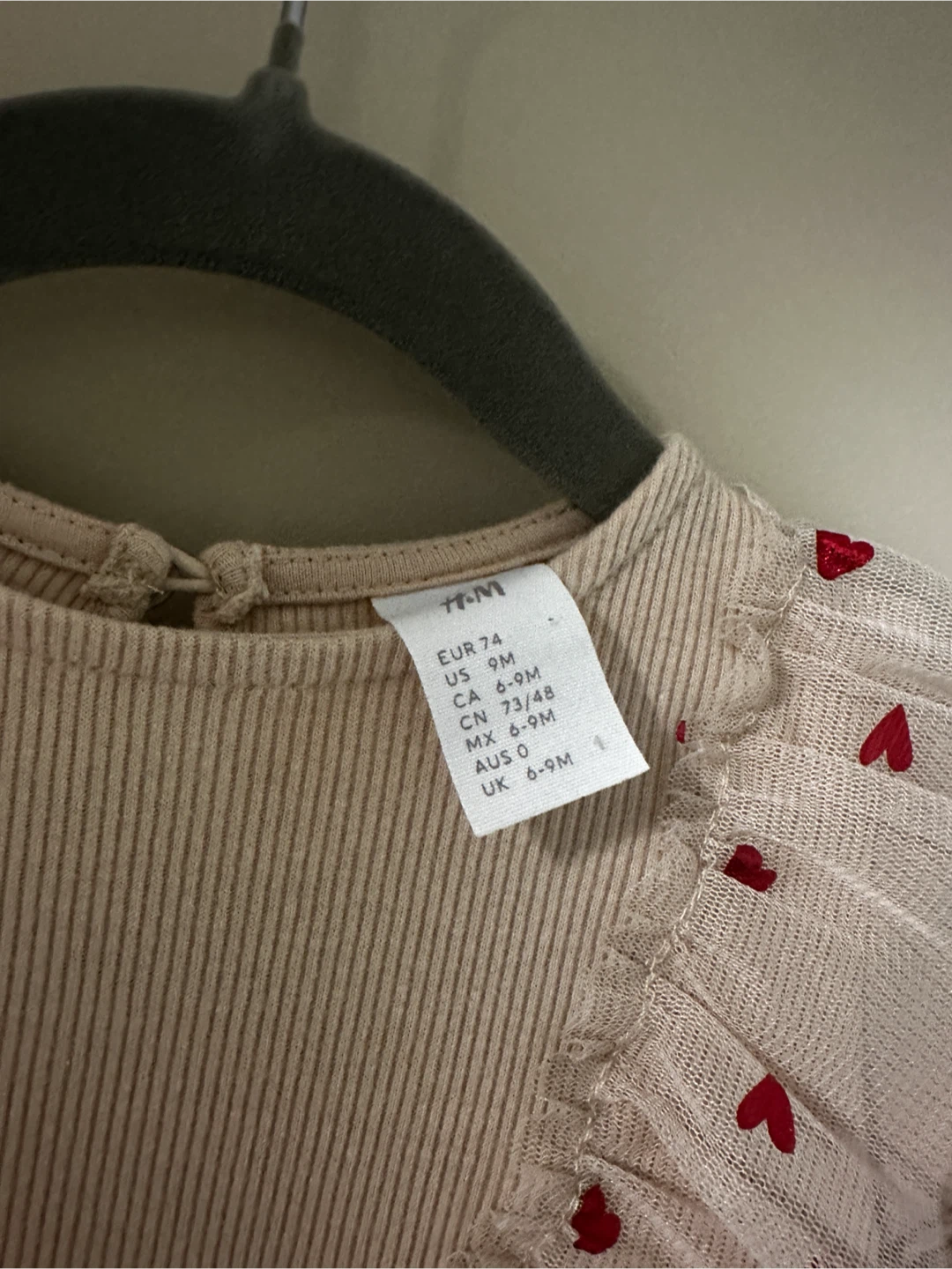 H&M Baby Girls Heart Print Dress - photo 3