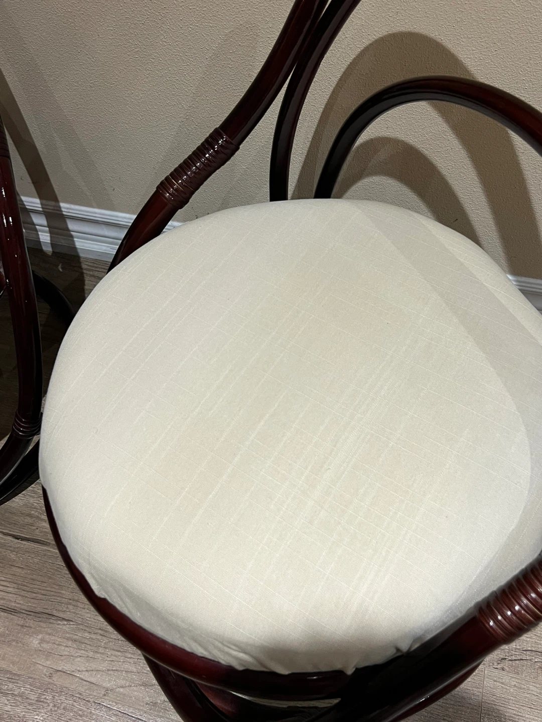 Pair of Vintage Bentwood Loop Chairs – Modern Oatmeal Line - photo 2