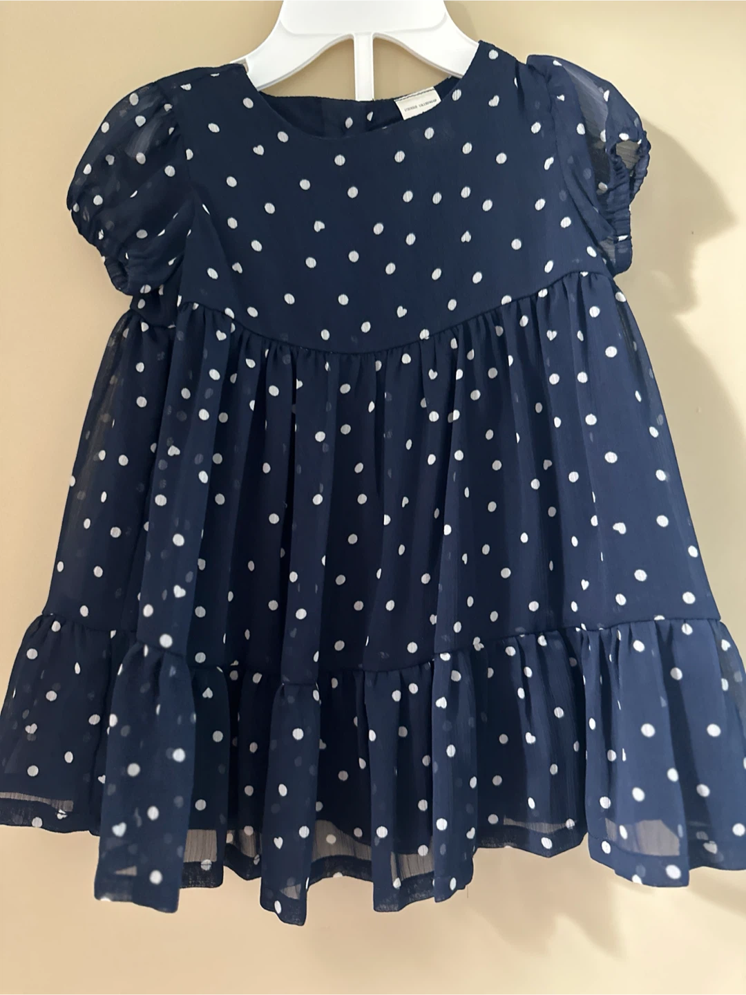 Baby B'gosh polka dot dress - 12m