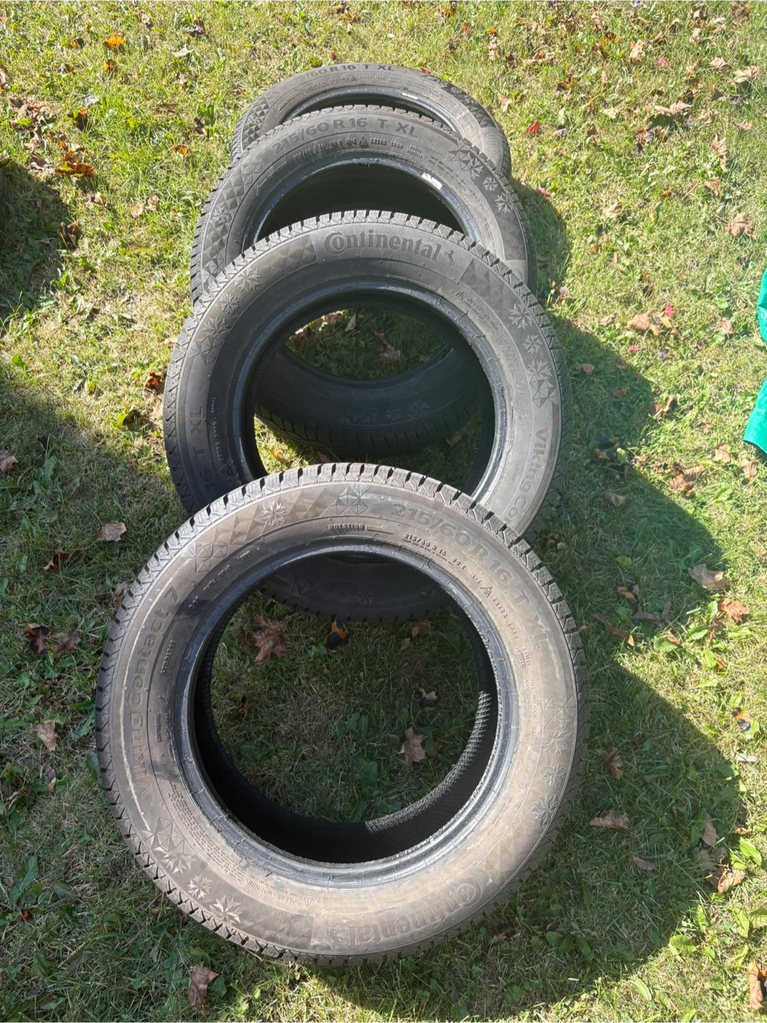 Continental 215/60/16 4 Winter Tires