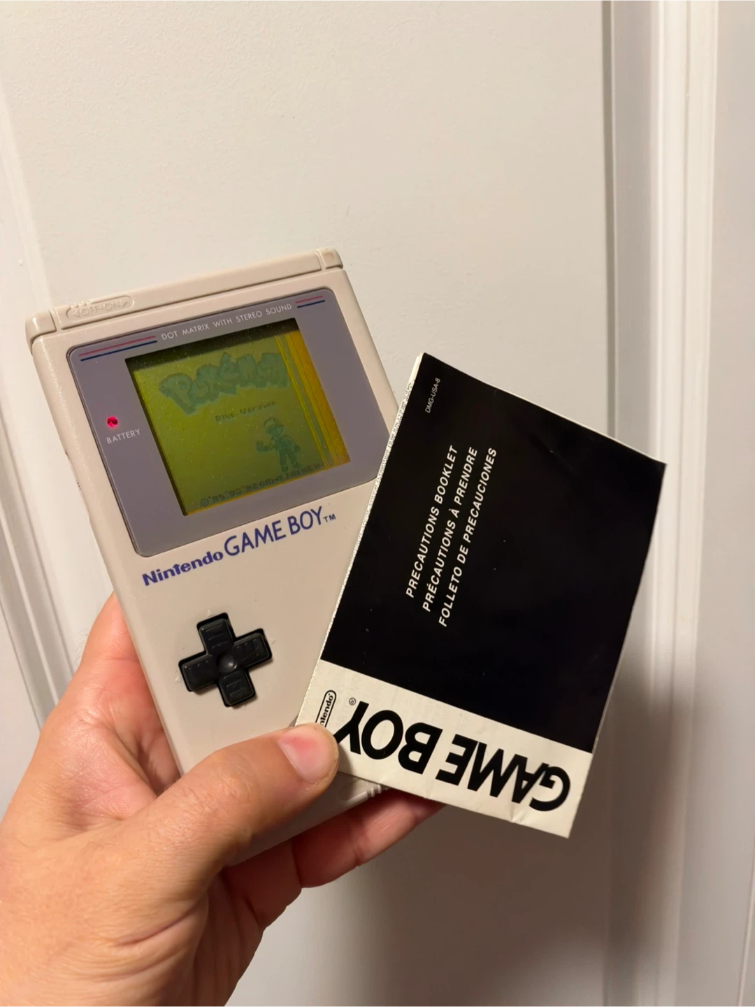 Nintendo Game Boy Original With Manual