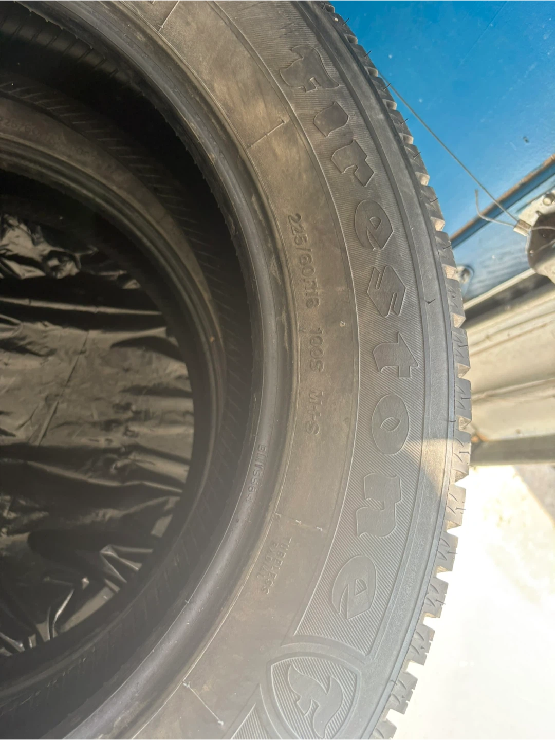 Firestone 225/60/18 4 Winter Tires - photo 3