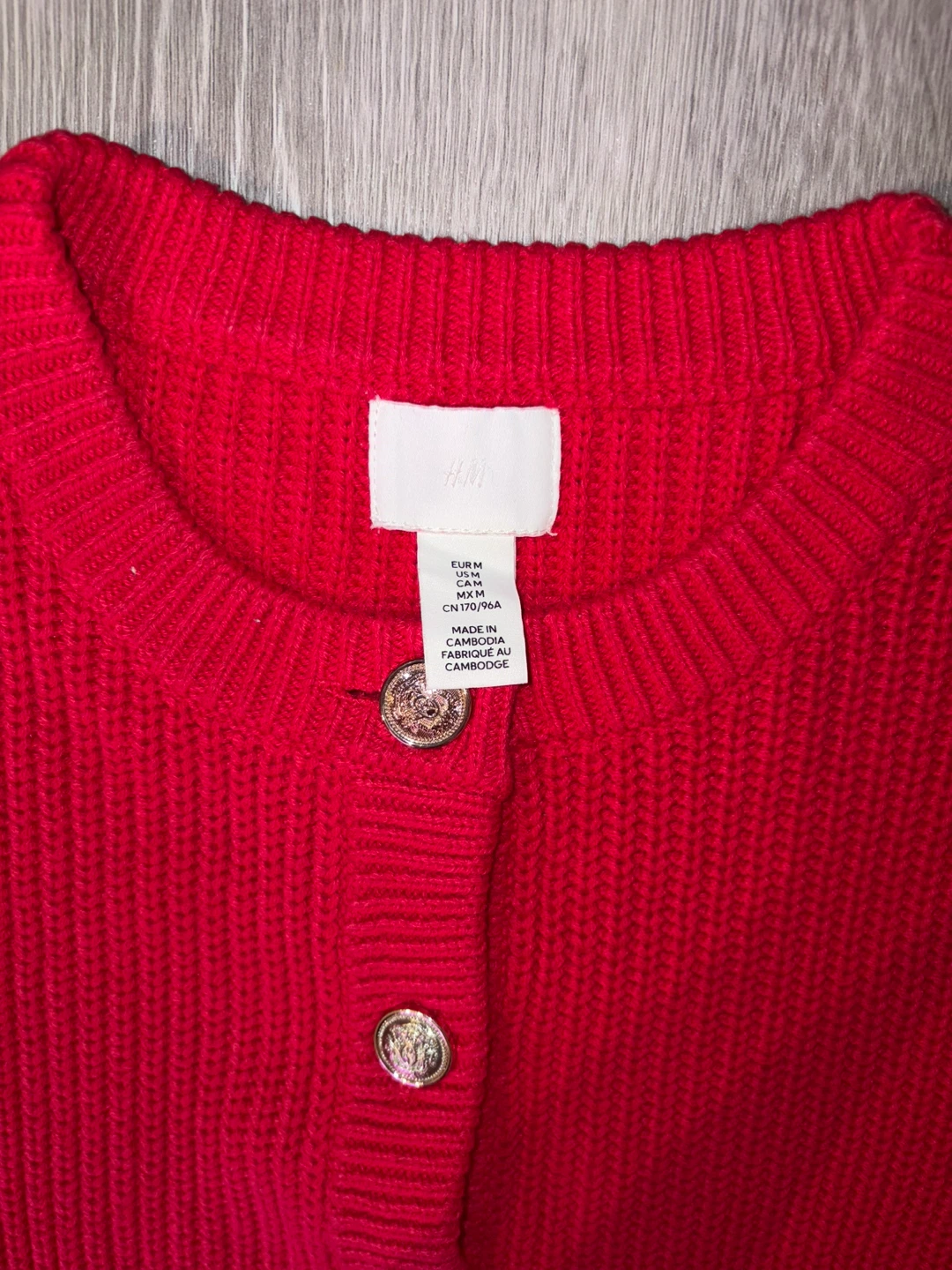 Red Knit Cardigan - photo 4